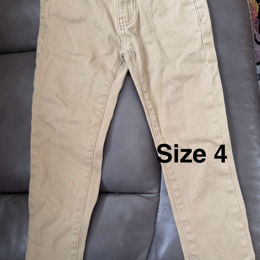 Kids Tan Pants